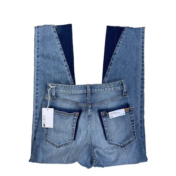 Joe's Jeans Women’s Blue The Debbie High Rise Straight Crop Jeans Size 25 - Picture 5 of 11